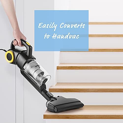Black corded handheld stick vacuum — photo 4