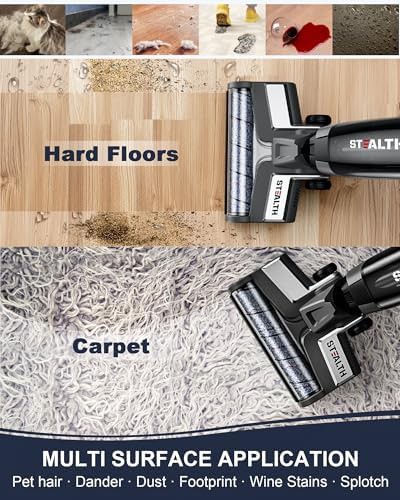 Cordless wet dry vacuum mop with display — photo 4