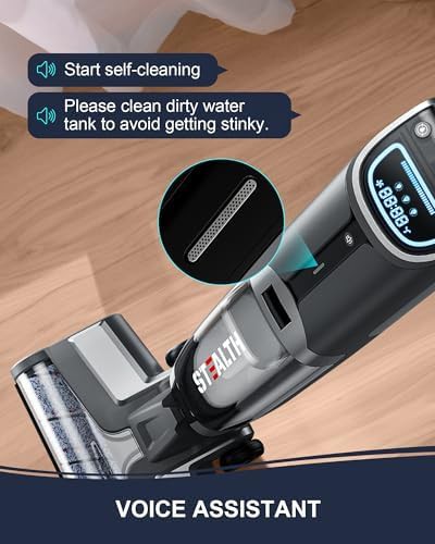Cordless wet dry vacuum mop with display — photo 5