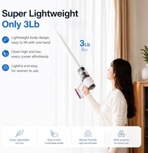 Small Cordless Stick Vacuum Thirty Minute Runtime — photo 4