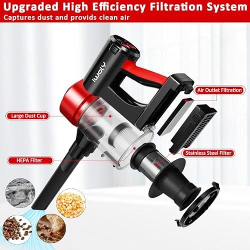 HEPA Filter Cordless Cyclone Stick Vacuum — photo 4