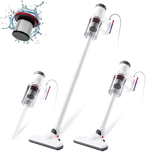 Ultralight Stick Vacuum with Filter Protection
