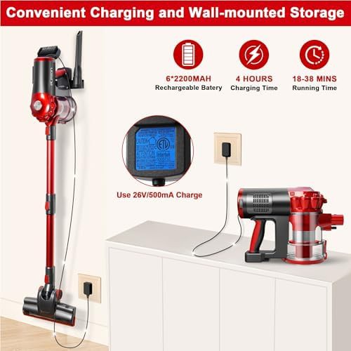 Portable cordless vacuum with HEPA filtration — photo 5