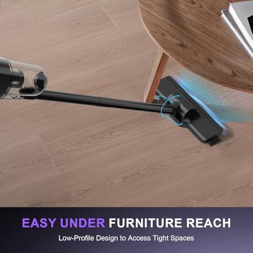 Black corded lightweight stick vacuum for pets — photo 3
