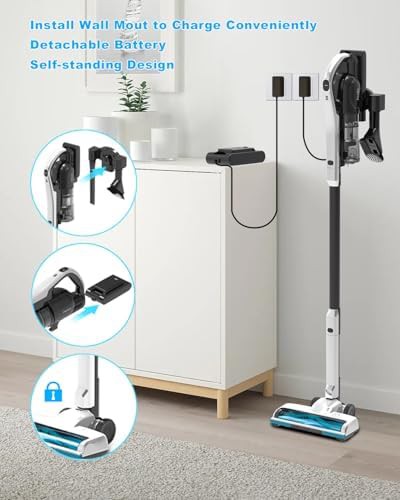 Cordless brushless stick vacuum for pet hair — photo 4