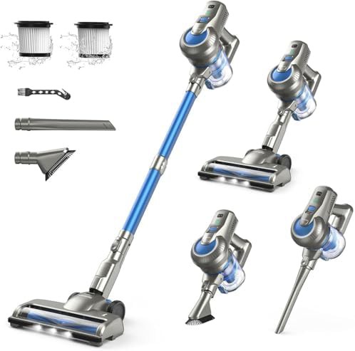 Six in one cordless handheld stick vacuum