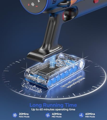 Brushless cordless vacuum with intelligent display — photo 4
