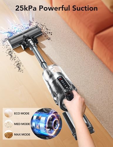 Black cordless vacuum with XL dust cup — photo 4