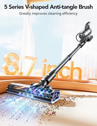 Black cordless vacuum with XL dust cup — photo 5