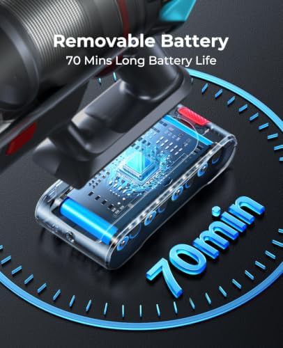 Eco mode cordless stick vacuum with 45 kPa suction — photo 3