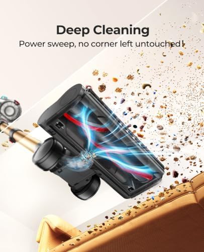 Eco mode cordless stick vacuum with 45 kPa suction — photo 5