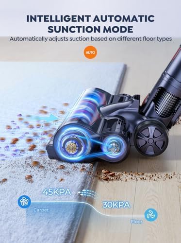 Dual battery cordless stick vacuum with brushless motor — photo 4