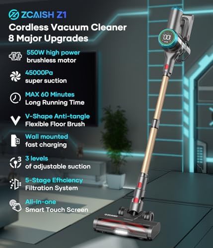 High Power Cordless Vacuum with Smart Display — photo 2