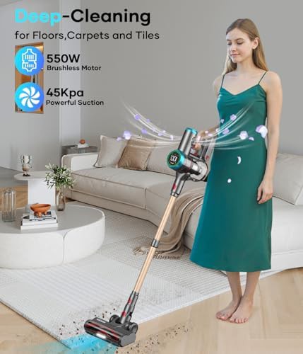 High Power Cordless Vacuum with Smart Display — photo 3