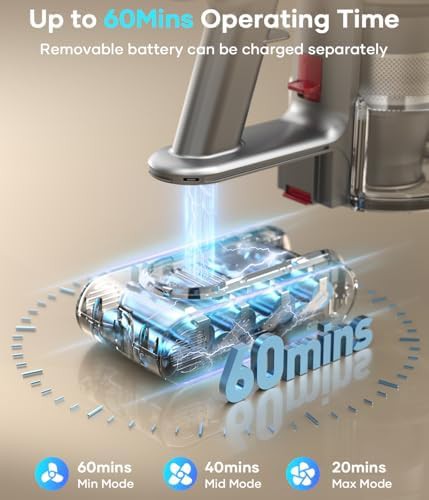 High Power Cordless Vacuum with Smart Display — photo 4