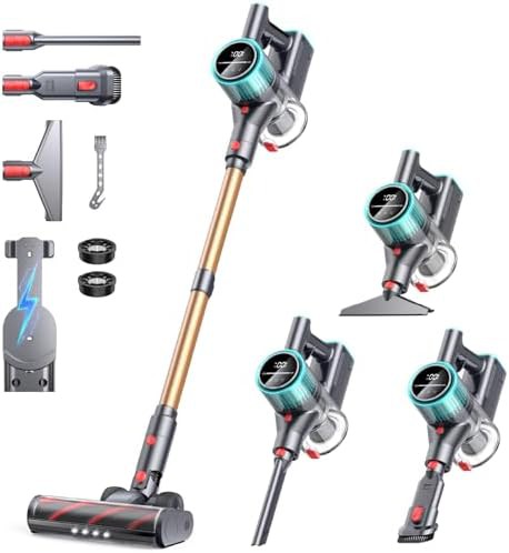 Brushless motor cordless vacuum with 50kPa suction