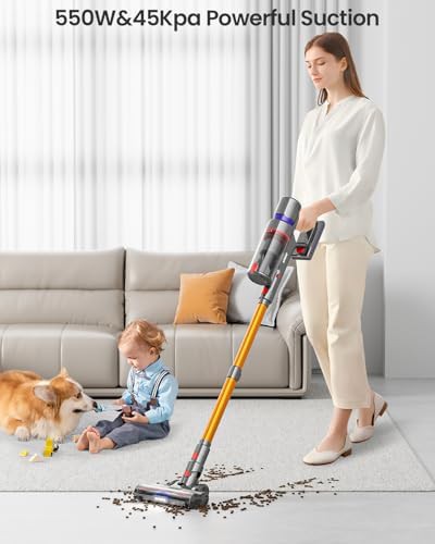 Touch screen cordless vacuum with anti tangle brush — photo 2
