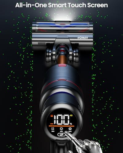 Touch screen cordless vacuum with anti tangle brush — photo 3