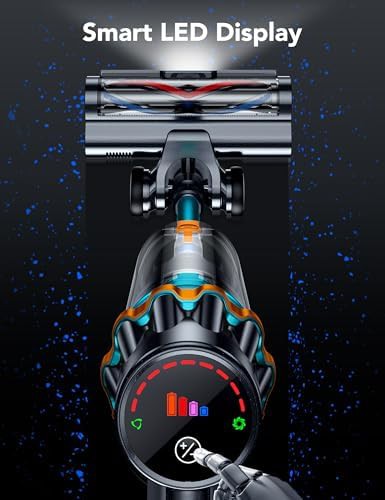 Brushless motor cordless vacuum with LED headlights — photo 3