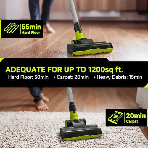 Tangle Resistant Cordless Vacuum with Self Standing Base — photo 3