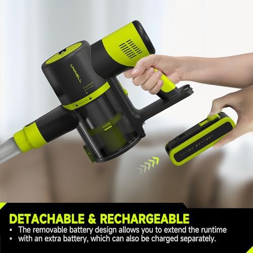 Tangle Resistant Cordless Vacuum with Self Standing Base — photo 5