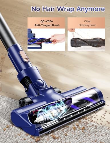 Blue lightweight handheld and stick vacuum — photo 4