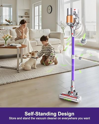 Self standing stick vacuum with dual batteries — photo 4