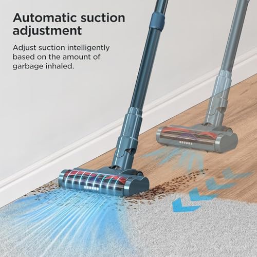 Cordless vacuum with automatic suction adjustment — photo 3