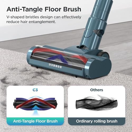 Cordless vacuum with automatic suction adjustment — photo 4