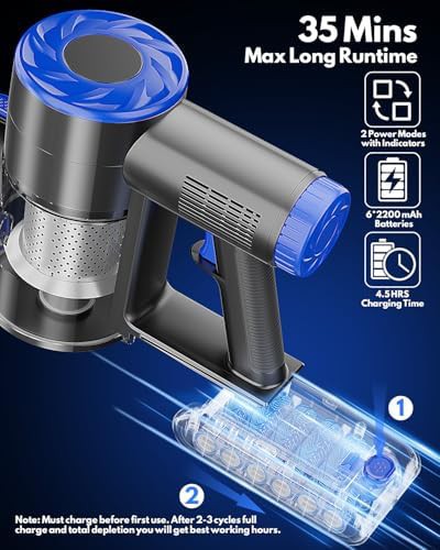 Self-standing cordless hardwood floor vacuum — photo 3