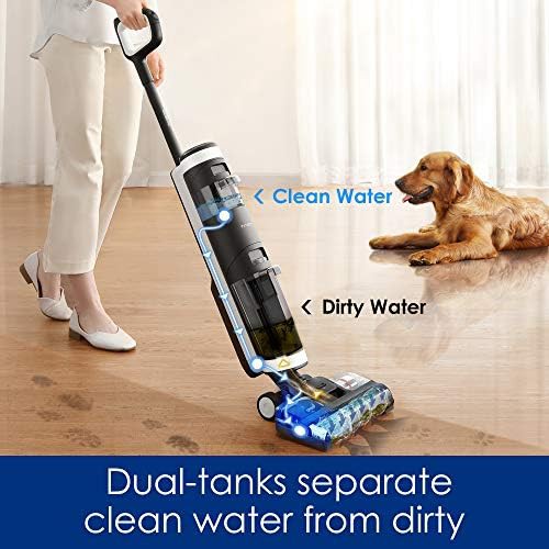 Hardwood floor cleaner with auto dust station — photo 4