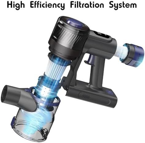 Black Eight in One Cordless Stick Vacuum — photo 4