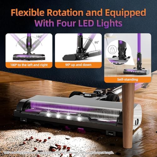 Six in One Cordless Vacuum with LED Display — photo 4