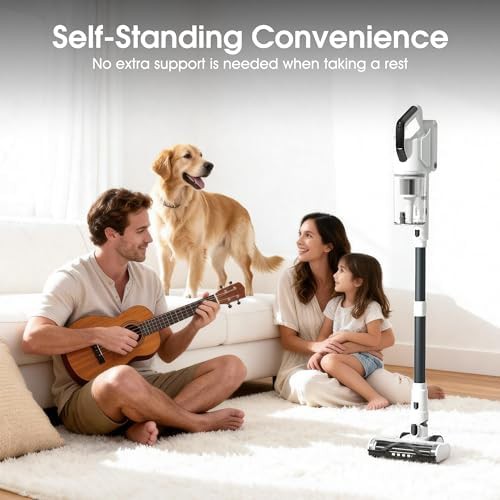 White touch screen cordless vacuum — photo 4