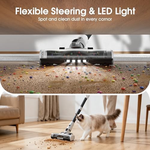 White touch screen cordless vacuum — photo 5