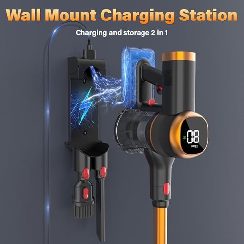 Handheld cordless stick vacuum with touch screen — photo 4