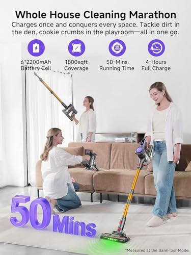 Anti-tangle stick vacuum with charging dock — photo 3