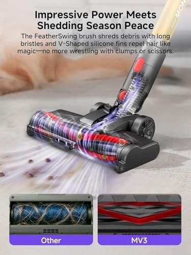 Anti-tangle stick vacuum with charging dock — photo 4