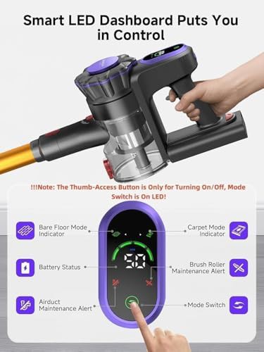 Anti-tangle stick vacuum with charging dock — photo 5
