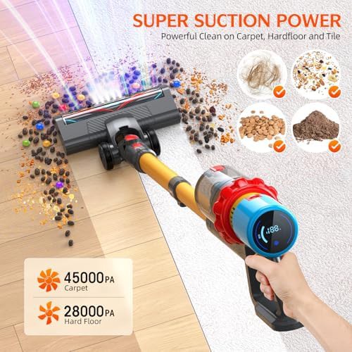 Anti Tangle Cordless Vacuum with LED Screen — photo 2