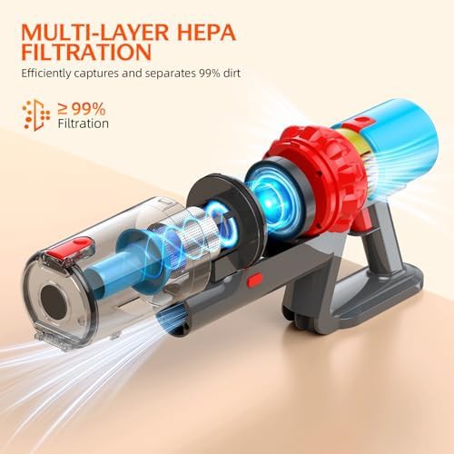 Anti Tangle Cordless Vacuum with LED Screen — photo 4