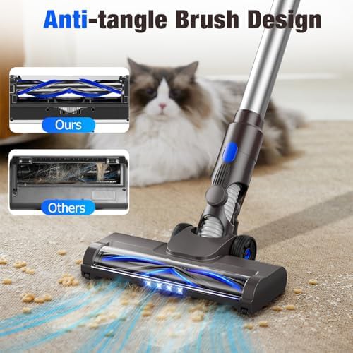 Super suction cordless carpet stick vacuum — photo 4