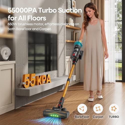 Gold touch screen self standing vacuum — photo 2