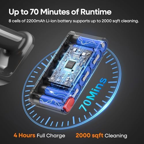 Gold touch screen self standing vacuum — photo 4