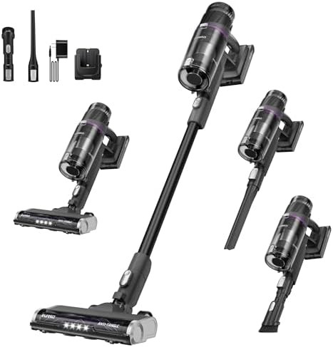 ReactiSense Black Anti Tangle Cordless Vacuum