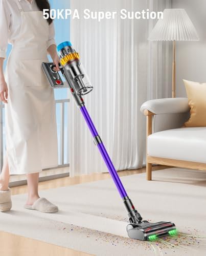 High Suction Cordless Vacuum with LED Screen — photo 2