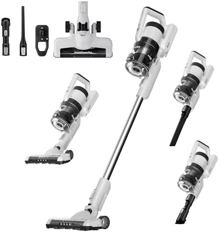 White RapidClean Pro Pet Cordless Vacuum