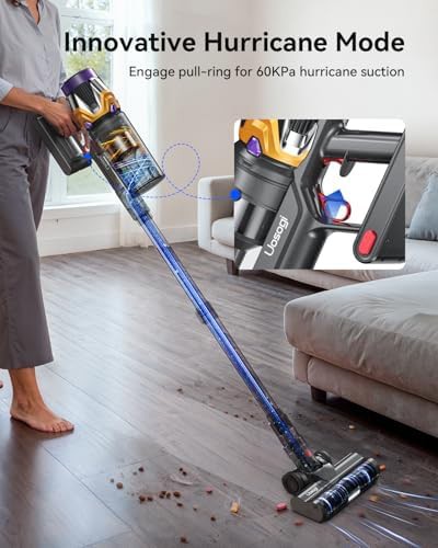 Hurricane Mode Stick Vacuum with Touch Screen — photo 4