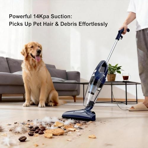 Detachable corded stick vacuum with HEPA filter — photo 4