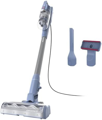 Handheld corded stick vacuum with filtration